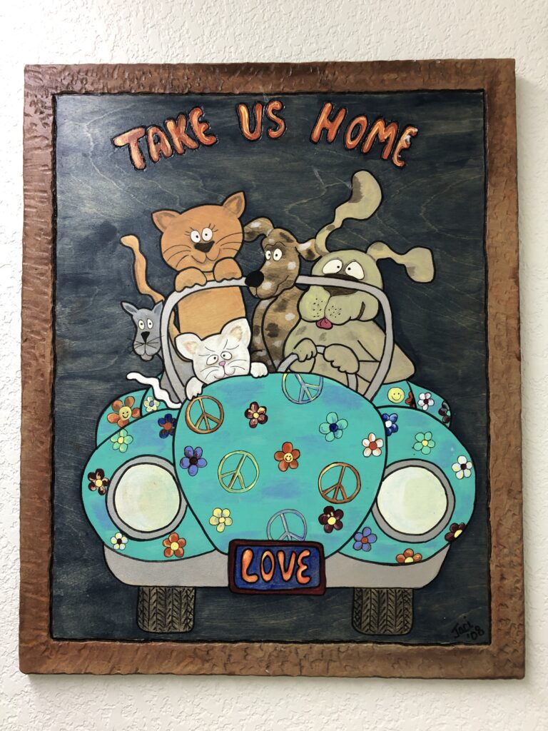 Take us home painting